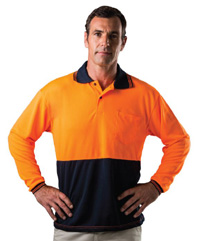 Polo Long Sleeve PA 5060 hi viz orange W200px